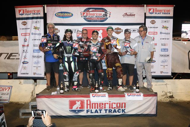 indian flat track podium