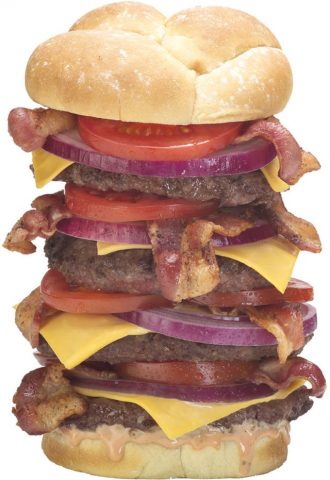 quadruple bypass burger