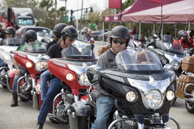 indian motorcycle demo